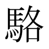 日本明朝体 style=
