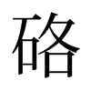 旧字形 style=