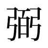 旧字形 style=